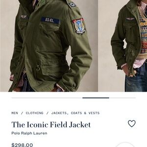 Polo by Ralph Lauren Green Military Jacket